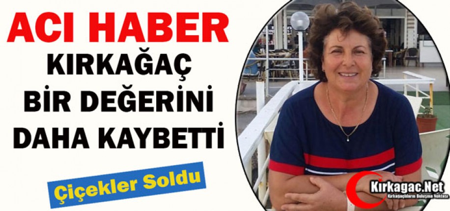 ACI HABER... HALİDE SOYDAN VEFAT ETTİ