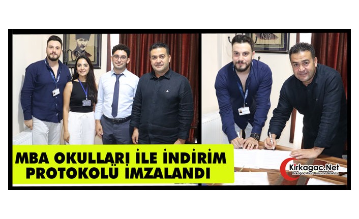 MBA OKULLARI İLE İNDİRİM PROTOKOLÜ İMZALANDI