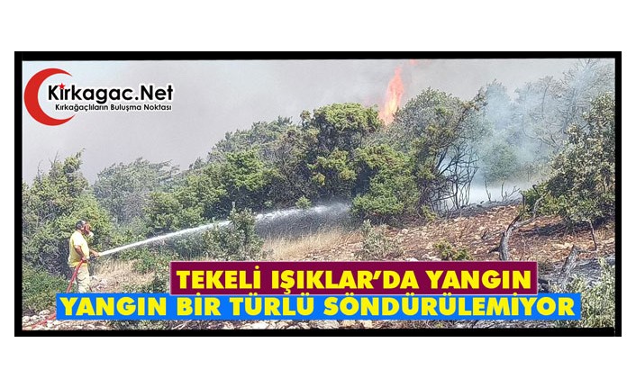 YANGIN BİR TÜRLÜ SÖNDÜRÜLEMİYOR