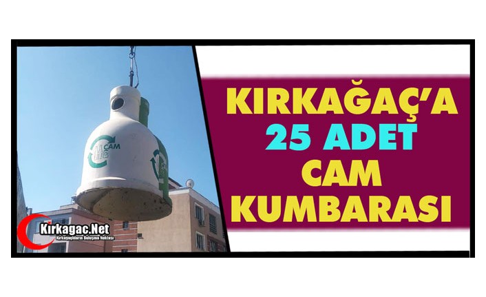 KIRKAĞAÇ’IN ÇEŞİTLİ YERLERİNE 25 ADET CAM KUMBARASI YERLEŞTİRİLDİ