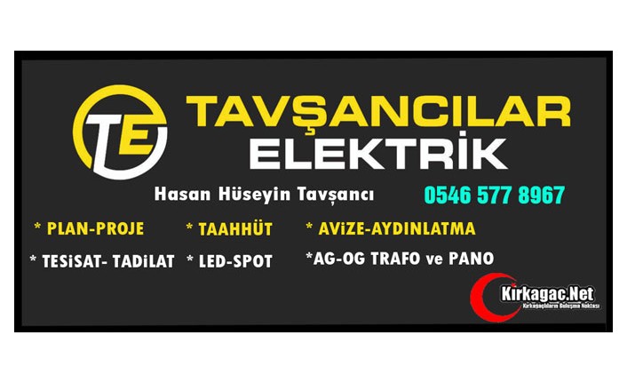 KIRKAĞAÇ TAVŞANCILAR ELEKTRİK(KIRKAĞAÇ'TA ELEKTRİKÇİ)