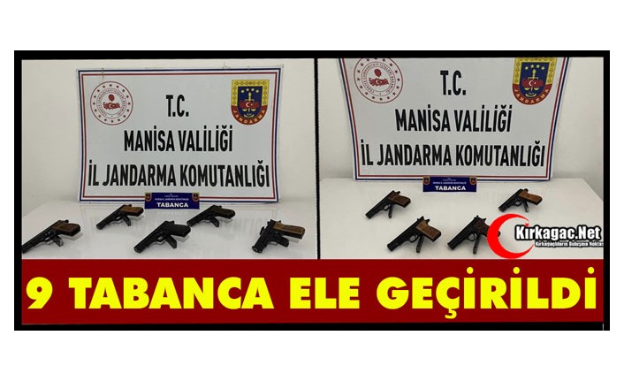 9 TABANCA ELE GEÇİRİLDİ