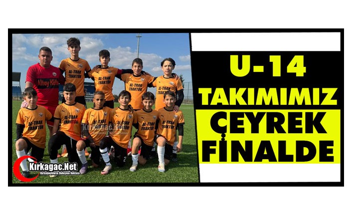 U-14 TAKIMIMIZ ÇEYREK FİNALDE 2-1