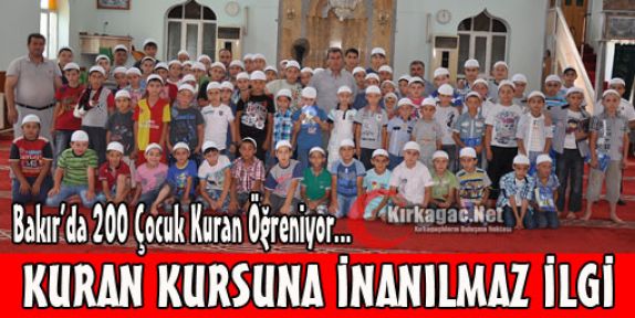 KURAN KURSUNA İNANILMAZ İLGİ