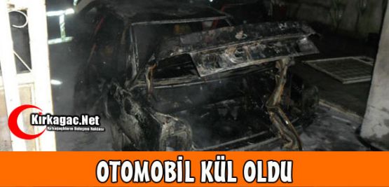 OTOMOBİL KÜL OLDU