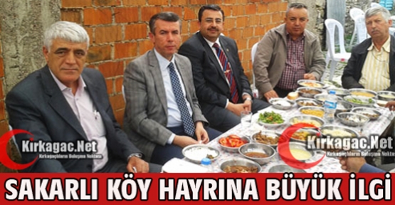 SAKARLI KÖY HAYRINA BÜYÜK İLGİ