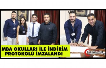 MBA OKULLARI İLE İNDİRİM PROTOKOLÜ İMZALANDI