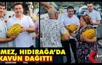 DÖNMEZ, HIDIRAĞA’DA KAVUN DAĞITTI