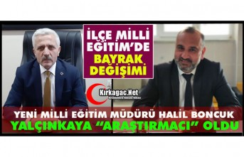 İLÇE MİLLİ EĞİTİM’DE BAYRAK DEĞİŞİMİ