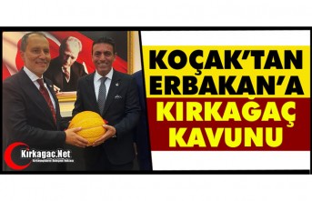 KOÇAK’TAN ERBAKAN’A KIRKAĞAÇ KAVUNU