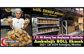 TEK KİŞİLİK AMBALAJLI ROLL EKMEK “GÜL EKMEK...