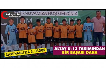 ALTAY U-13 TAKIMINDAN BİR BAŞARI DAHA