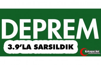 DEPREM... 3.9’LA SARSILDIK