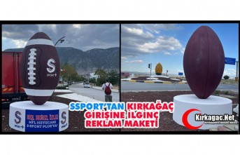 SSPORT’TAN KIRKAĞAÇ GİRİŞİNE İLGİNÇ REKLAM MAKETİ