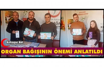 KIRKAĞAÇ’TA ORGAN BAĞIŞININ ÖNEMİ ANLATILDI