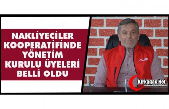 NAKLİYECİLER KOOPERATİFİNDE YÖNETİM KURULU BELLİ OLDU