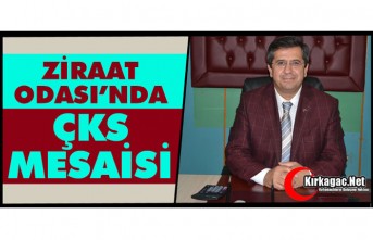 ZİRAAT ODASI’NDAN ÇKS MESAİSİ