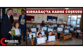 KIRKAĞAÇ'TA KARNE COŞKUSU