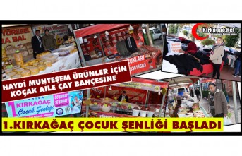 1. KIRKAĞAÇ ÇOCUK ŞENLİĞİ BAŞLADI