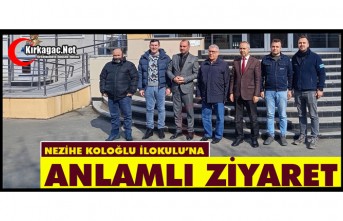 NEZİHE KOLOĞLU İLKOKULUNA ANLAMLI ZİYARET