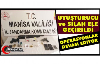 UYUŞTURUCU ve SİLAH ELE GEÇİRİLDİ