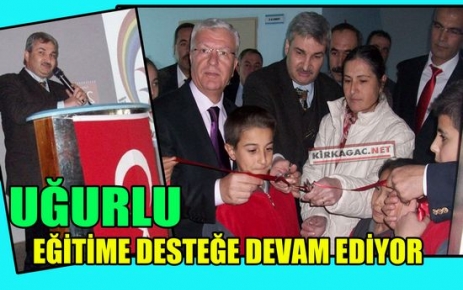 UĞURLU,EĞİTİME DESTEĞE DEVAM EDİYOR